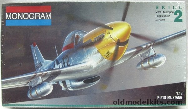 Monogram 1/48 North American P-51D Mustang - 'Detroit Miss', 5207 plastic model kit
